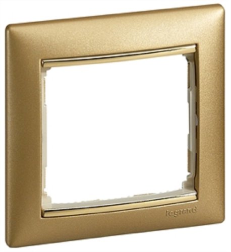 Рамка горизонтальная Legrand Valena 1-м. матовое золото картинка